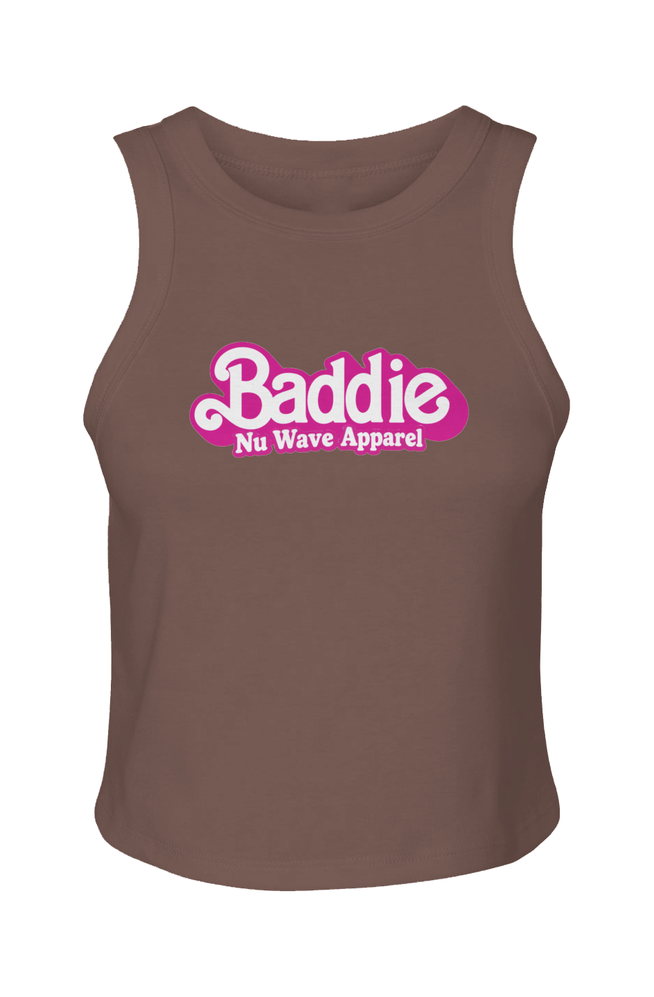 Women's Micro Rib Racer Tank | Baddie