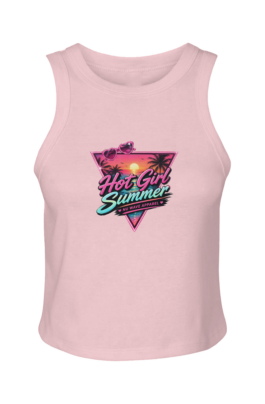 Women's Micro Rib Racer Tank | Hot Girl Summer