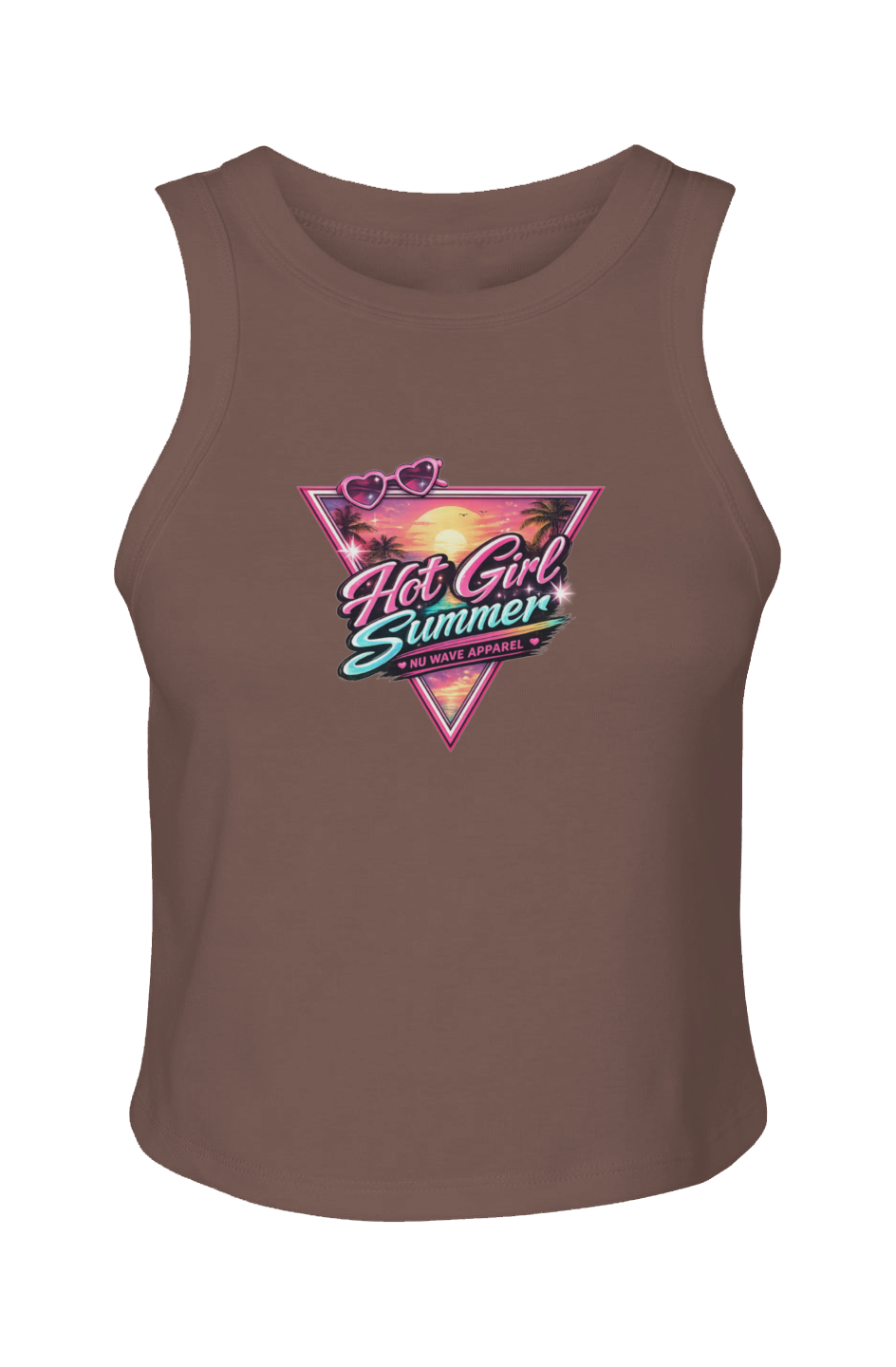 Women's Micro Rib Racer Tank | Hot Girl Summer