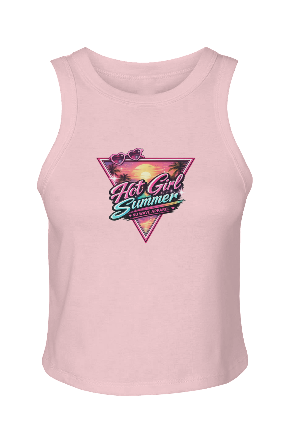 Women's Micro Rib Racer Tank | Hot Girl Summer