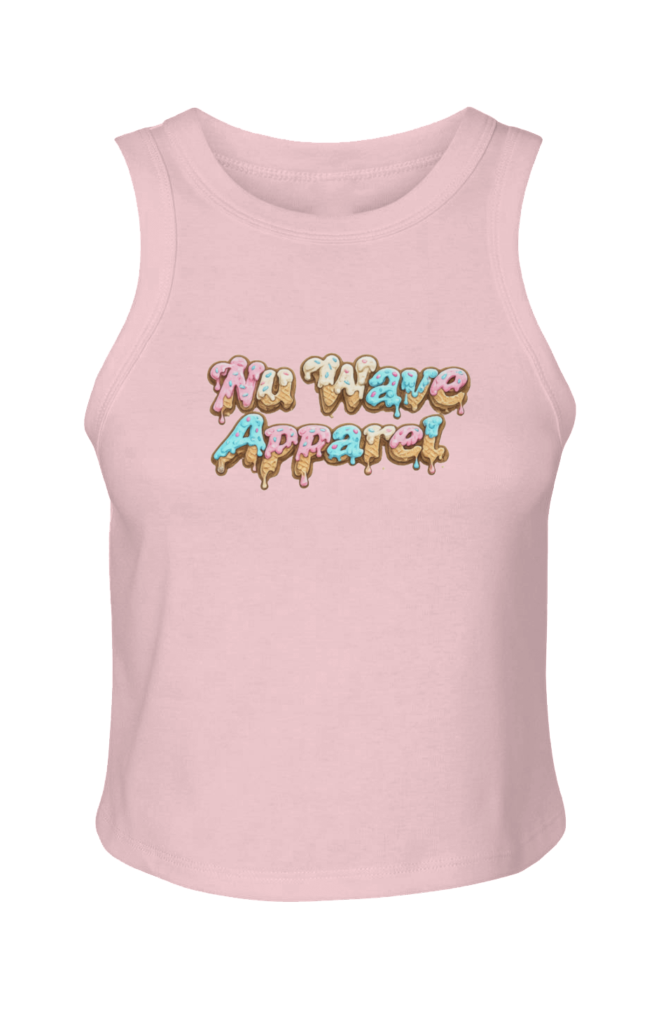 Women's Micro Rib Racer Tank | Ice Cream Paint Job