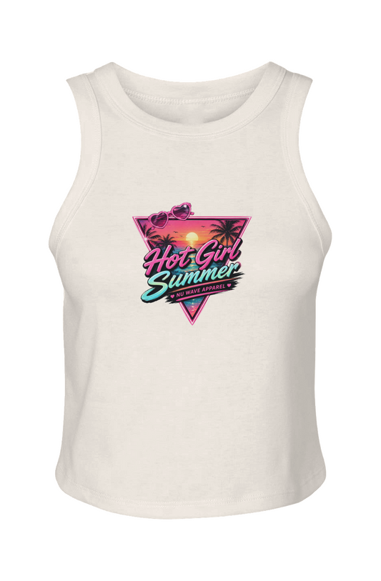 Women's Micro Rib Racer Tank | Hot Girl Summer