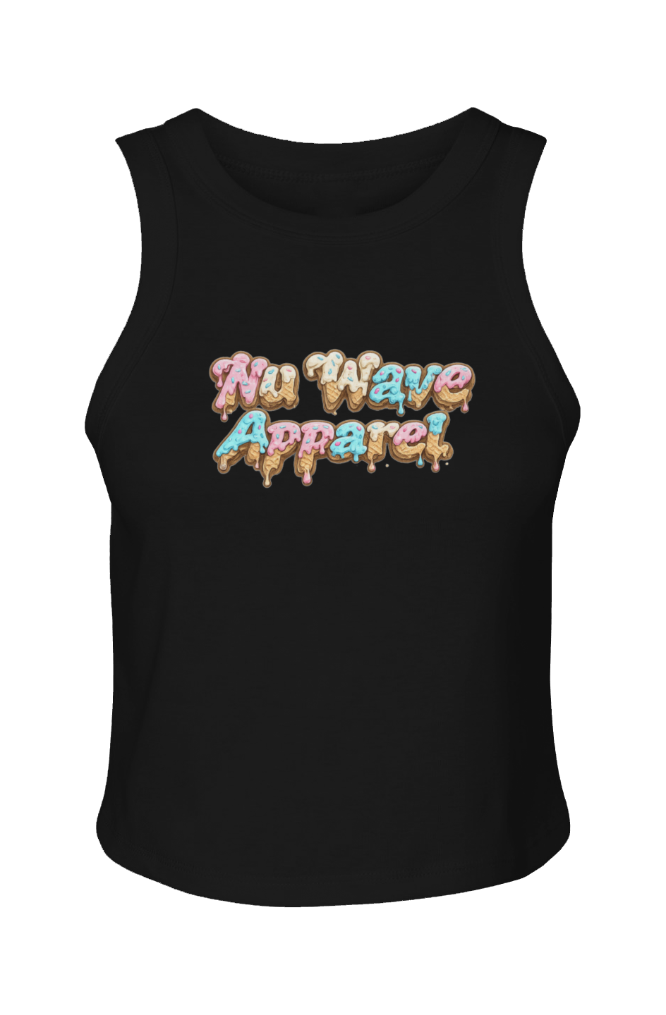 Women's Micro Rib Racer Tank | Ice Cream Paint Job