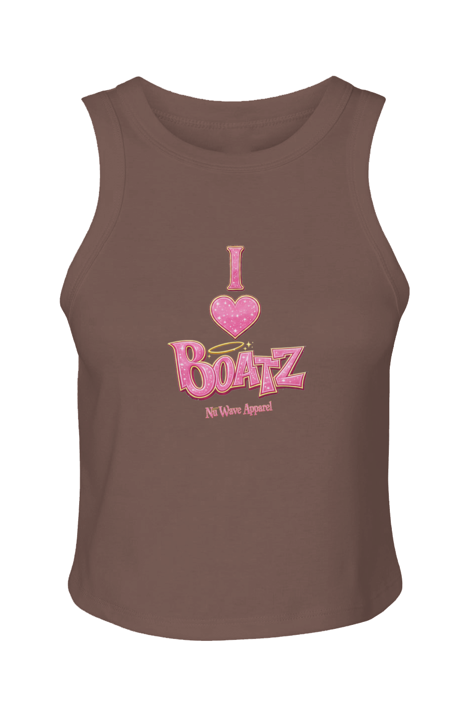 Women's Micro Rib Racer Tank | I <3 Boatz