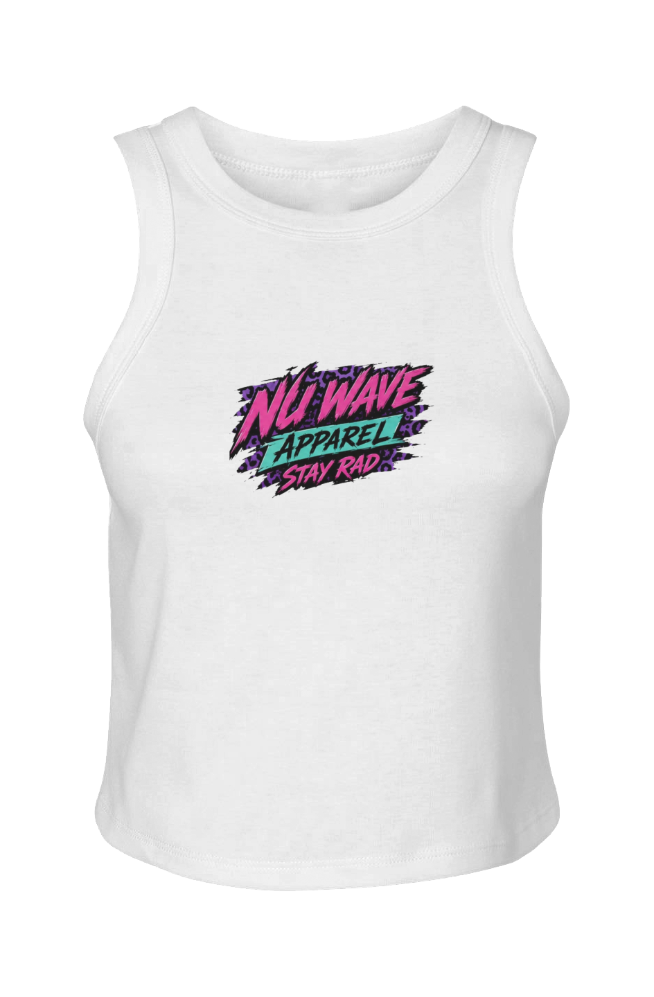 Women's Micro Rib Racer Tank | Stay Rad