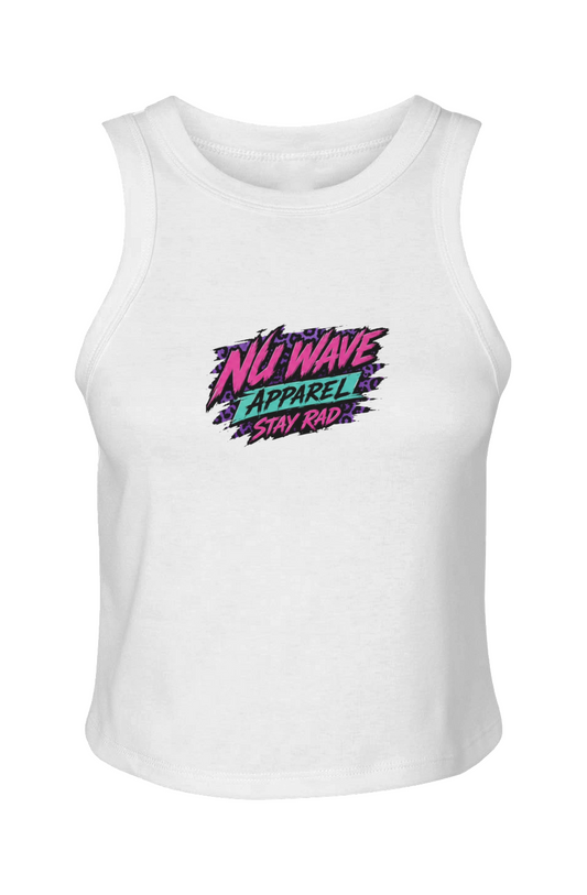 Women's Micro Rib Racer Tank | Stay Rad