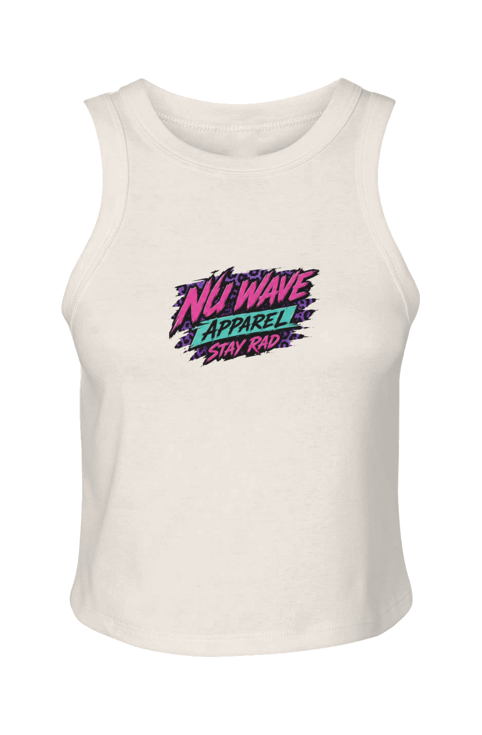 Women's Micro Rib Racer Tank | Stay Rad