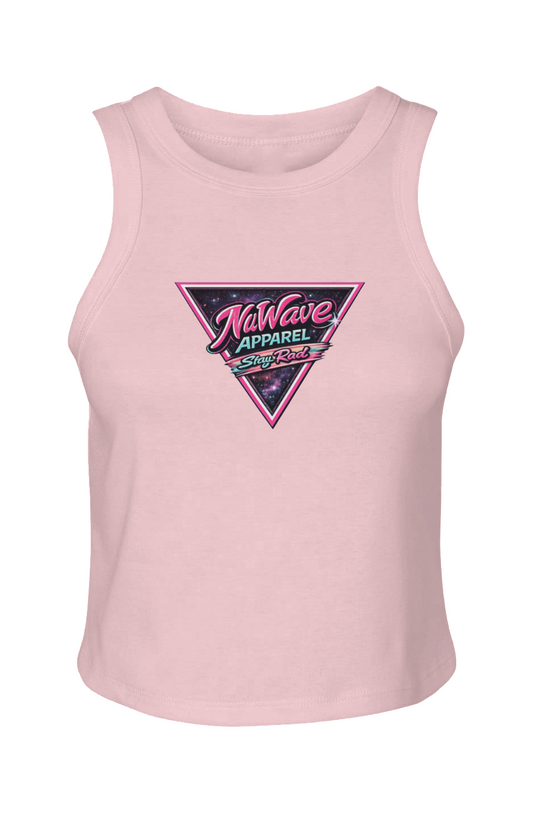 Women's Micro Rib Racer Tank | Stay Rad