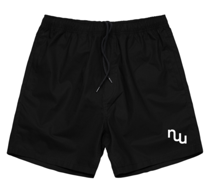 Men's Black Beach Shorts